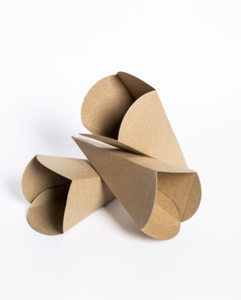 Cono para papas fritas kraft