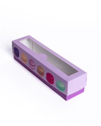 Caja para macarons 6x20x6cm