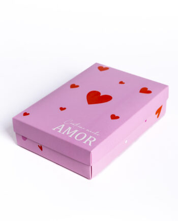 Caja contiene mucho amor 14,5x20,5x5cm