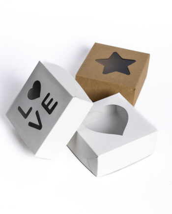 Caja surtidas corazón/estrella/love