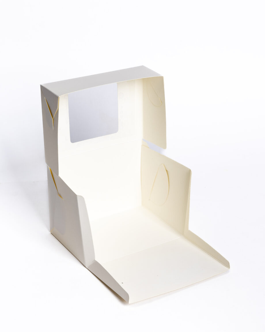 Caja para torta con visor diseño Romy 14x10x10cm