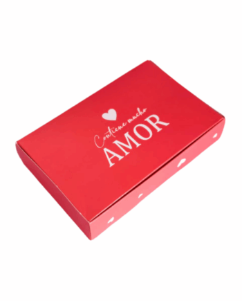 Caja de bombones 1/2 "contiene mucho amor"