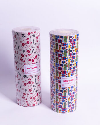 Bobinas de papel fantasía x125mt