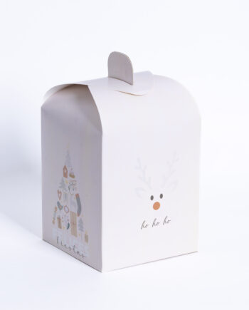 Caja para pan dulce crema