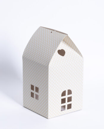 Caja para pan dulce casita