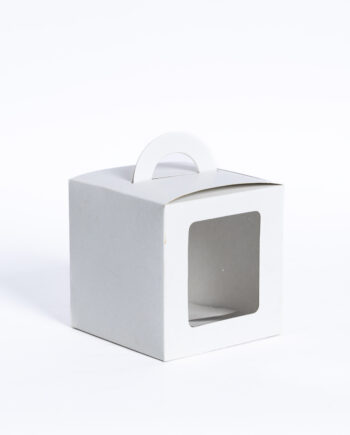 Caja para taza con visor