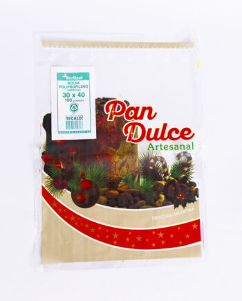 Bolsas de polipropileno para pan dulce 30x40 impresas