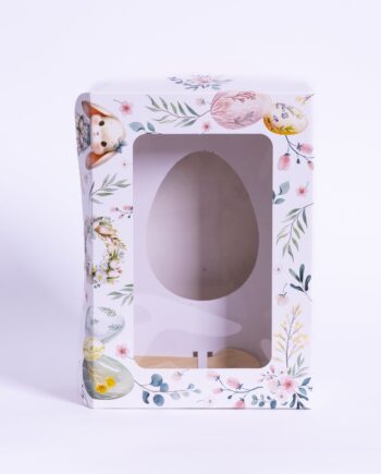 Caja para 1/2 huevo impresa
