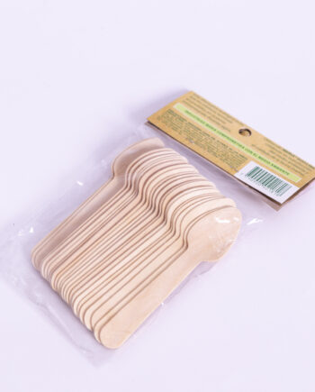 Cucharas Sundae de madera x25unid