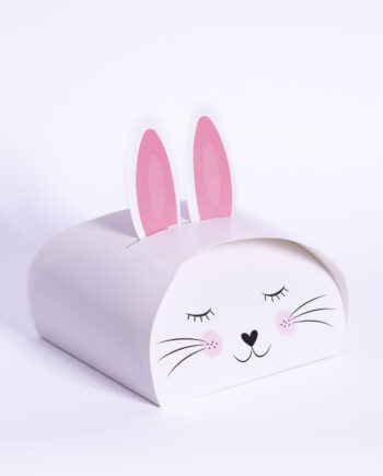 Caja conejito 19x19x8cm c/cuna