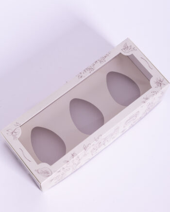 Box degustación soporte p/3 huevos