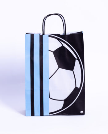 Bolsa de cartón Argentina Tres Estrellas 22x10x30cm