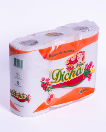 Rollo de papel cocina x50mt paquete x3 rollos