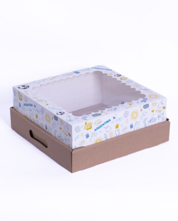 Box c/tapa impresa Scaloneta 30x30cm