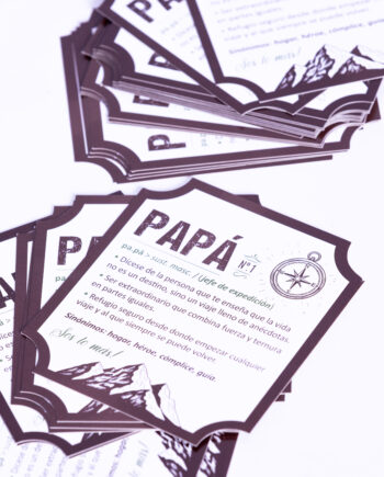 Postal papá aventura x25unid