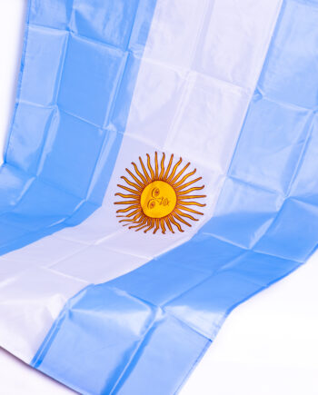 Bandera Argentina de tela con sol