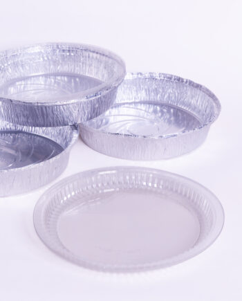 Bandeja aluminio P-23 alta con tapa