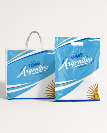 Bolsas de friselina 45x40 Vamos Argentina