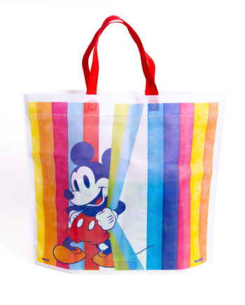 Bolsas de friselina con asas Disney retro 45x40cm