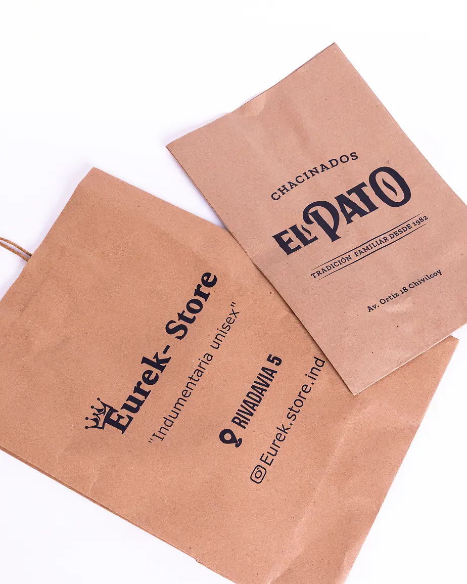 Bolsas personalizadas kp cartón y bolsa delivery