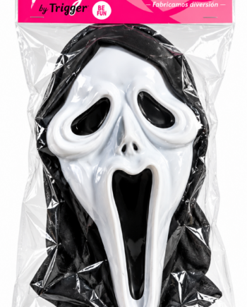 Careta con tela plástica Scream xunid