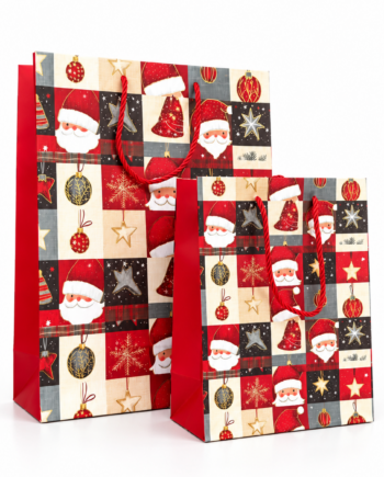 Bolsa de navidad premium 18x23 x12unid