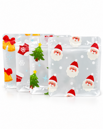 Bolsa con cierre hermético navidad 13,5x13,5cm x10unid