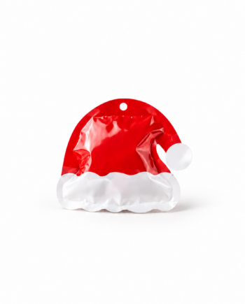 Bolsa doypack gorro navideño x10unid