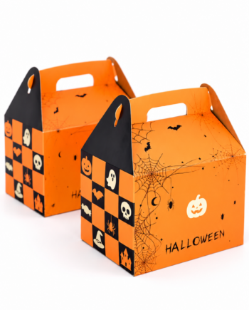Cajita del terror calabaza 15x10x11cm x10unid