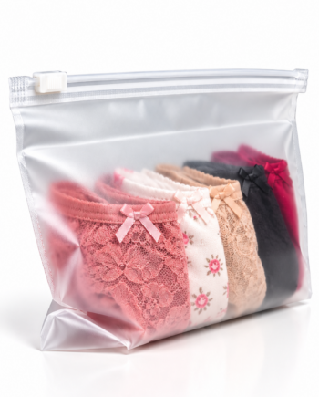 Bolsa traslucida para ropa 20x15cm x10unid