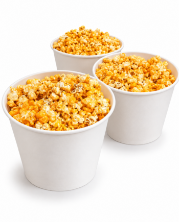 Balde pochoclo blanco 150oz x45unid